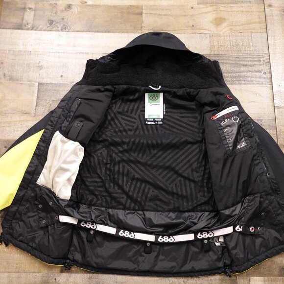686 Mannual Iconic Jacket skiing snowboarding men's extra small neon - Picture 10 of 16